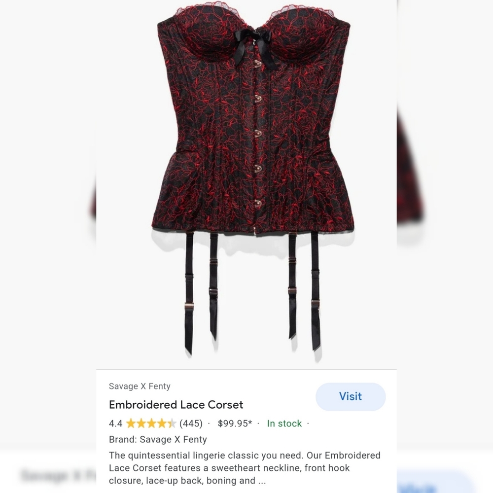 Savage X Fenty Corset 2X